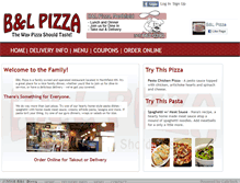 Tablet Screenshot of bnlpizza.com